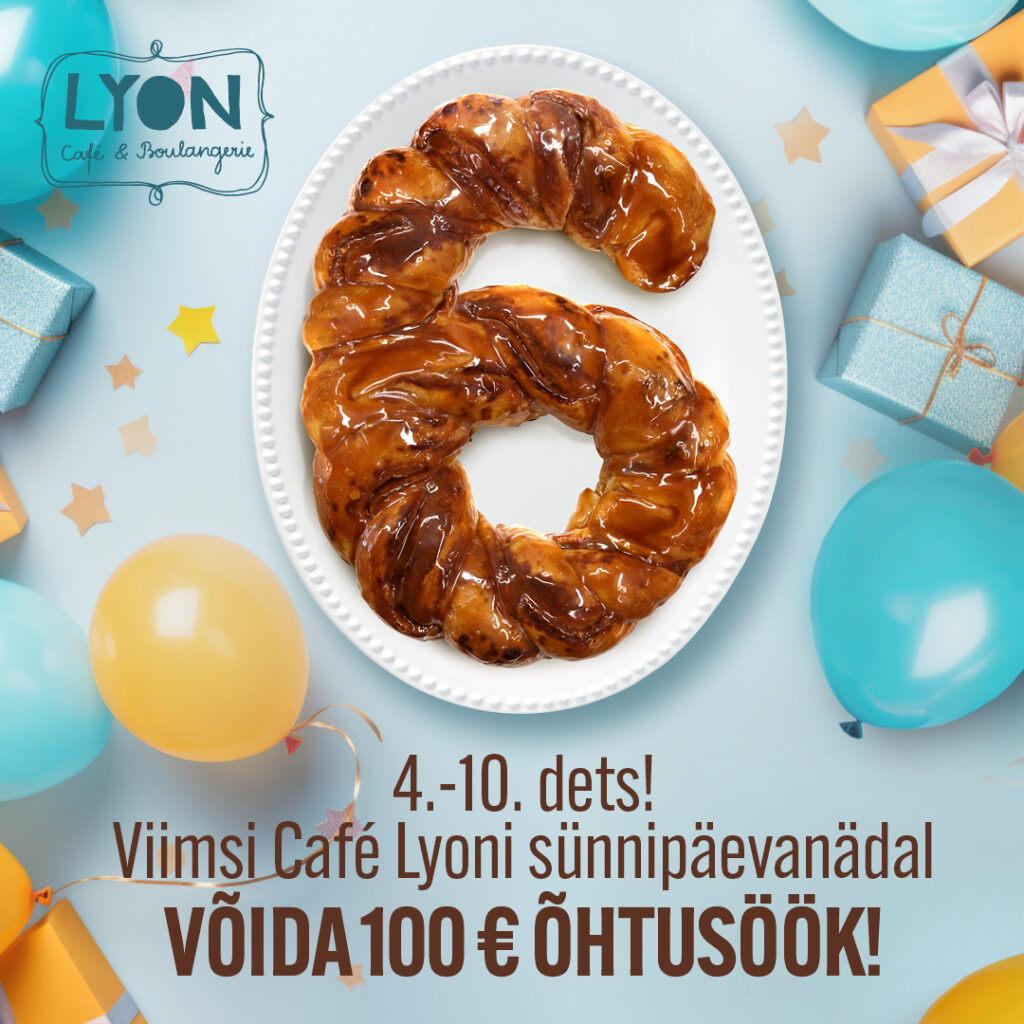 Võida 100 € õhtusöök ja iga päev 6 ekleeri!