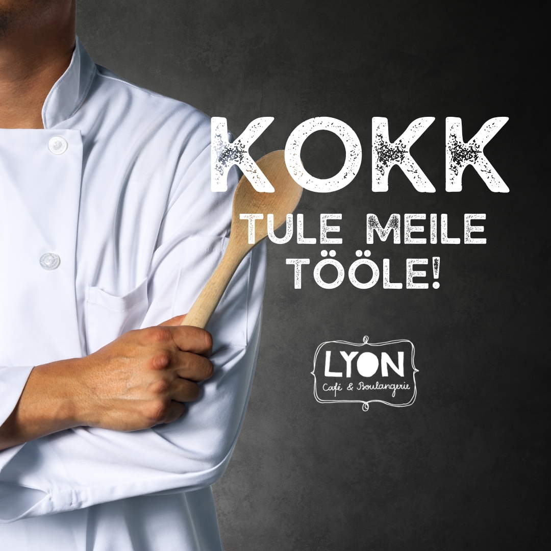 Otsime poole kohaga kokka!👨‍🍳🔍    Kui sa naudid head toitu, haarad uusi asju lennult ning ihaldad tööaega, mis lõppeb enne öötöö algust, siis võib-olla oled jus